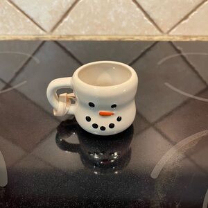 Snowman Mug with Orange Nose